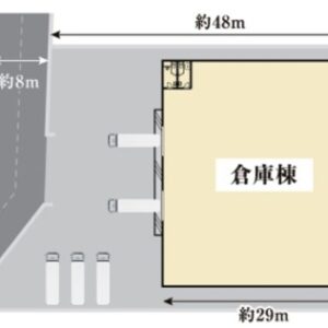 群馬県伊勢崎市境伊与久３２５６　280.7坪　貸倉庫・貸工場｜L-Net（エルネット） 画像1