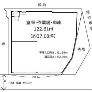 東京都足立区本木２丁目２９－１　37.1坪　貸倉庫・貸工場｜L-Net（エルネット） 画像1