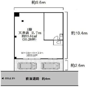 東京都江東区古石場２丁目７－６　30.2坪　貸倉庫・貸工場｜L-Net（エルネット） 画像1