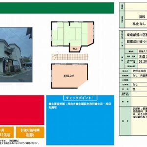 東京都荒川区西尾久３丁目１８－１５　15.8坪　貸倉庫・貸工場｜L-Net（エルネット） 画像1