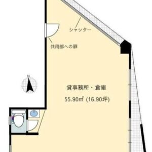 新宿区早稲田鶴巻町５５５　16.9坪　貸倉庫・貸工場｜L-Net（エルネット） 画像1