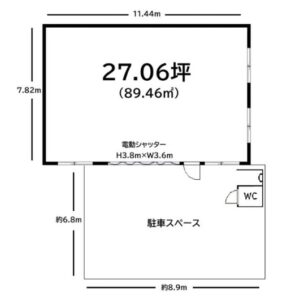 東京都西多摩郡瑞穂町箱根ケ崎東松原５－６　27.5坪　貸倉庫・貸工場｜L-Net（エルネット） 画像4