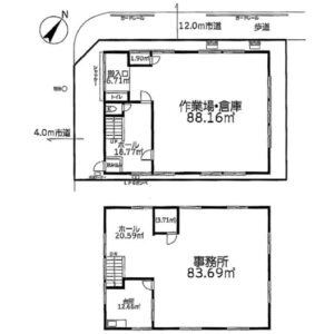 東京都八王子市大和田町１丁目１８番１３号　70.8坪　貸倉庫・貸工場｜L-Net（エルネット） 画像1