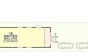 神奈川県川崎市高津区子母口 ３６１　42.2坪　貸倉庫・貸工場｜L-Net（エルネット） 画像1