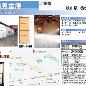 千葉県松戸市高塚新田３９３－２　35坪　貸倉庫・貸工場｜L-Net（エルネット） 画像1