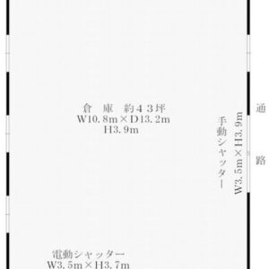 千葉県千葉市稲毛区長沼原町５７９－１　43.1坪　貸倉庫・貸工場｜L-Net（エルネット） 画像1