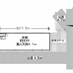 埼玉県所沢市大字牛沼３４７－６１　30坪　貸倉庫・貸工場｜L-Net（エルネット） 画像1