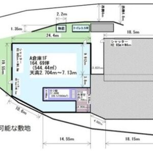 埼玉県北葛飾郡松伏町大字大川戸９　228.1坪　貸倉庫・貸工場｜L-Net（エルネット） 画像1