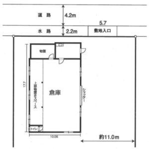 埼玉県比企郡川島町大字表４６２－２　53.6坪　貸倉庫・貸工場｜L-Net（エルネット） 画像4