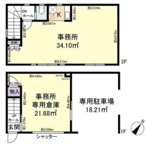 埼玉県朝霞市膝折町１丁目１３－２６　22.4坪　貸倉庫・貸工場｜L-Net（エルネット） 画像4