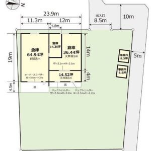 茨城県坂東市借宿３０１－２　147.2坪　貸倉庫・貸工場｜L-Net（エルネット） 画像1