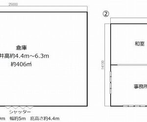 茨城県かすみがうら市下土田１２３３－１　211.8坪　貸倉庫・貸工場｜L-Net（エルネット） 画像1