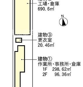 茨城県石岡市山崎　334.6坪　貸倉庫・貸工場｜L-Net（エルネット） 画像1