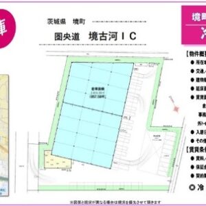 茨城県猿島郡境町大字長井戸７３０－１ほか 1008.8坪 貸倉庫・貸工場｜L-Net（エルネット）