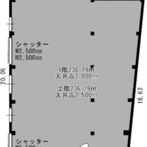 群馬県桐生市浜松町２丁目４－２１　240.4坪　貸倉庫・貸工場｜L-Net（エルネット） 画像1