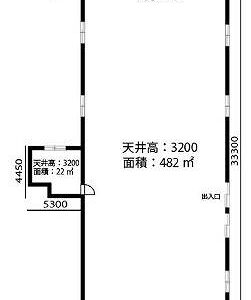 群馬県伊勢崎市東本町３８２　153.2坪　貸倉庫・貸工場｜L-Net（エルネット） 画像1