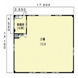 群馬県太田市東新町７０４－２　74.9坪　貸倉庫・貸工場｜L-Net（エルネット） 画像2