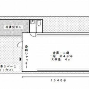 東京都荒川区東尾久２丁目３５－６　40.7坪　貸倉庫・貸工場｜L-Net（エルネット） 画像1