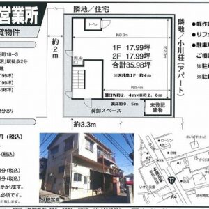 東京都板橋区蓮沼町１８－３　36坪　貸倉庫・貸工場｜L-Net（エルネット） 画像1