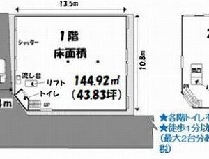 東京都板橋区前野町１丁目３４－１３　87.7坪　貸倉庫・貸工場｜L-Net（エルネット） 画像1