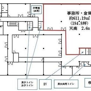 東京都江戸川区臨海町３丁目６－２　184.9坪　貸倉庫・貸工場｜L-Net（エルネット） 画像1