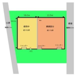 東京都立川市砂川町２丁目　169.7坪　貸倉庫・貸工場｜L-Net（エルネット） 画像1