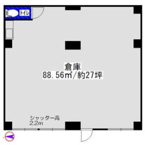東京都大田区西馬込１丁目１－１５　26.8坪　貸倉庫・貸工場｜L-Net（エルネット） 画像1