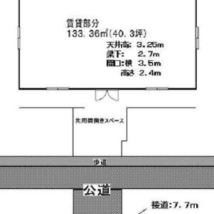 東京都江東区南砂１丁目１２－２４　40.3坪　貸倉庫・貸工場｜L-Net（エルネット） 画像1