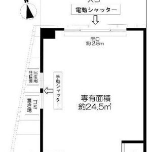 東京都小金井市前原町４丁目１１－３３　7.4坪　貸倉庫・貸工場｜L-Net（エルネット） 画像1
