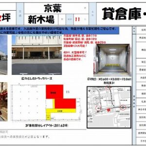 東京都江東区辰巳３丁目　201.6坪　貸倉庫・貸工場｜L-Net（エルネット） 画像1