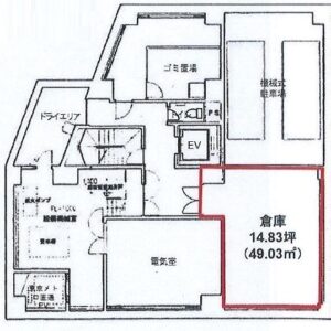 東京都新宿区市谷田町１丁目１０　14.8坪　貸倉庫・貸工場｜L-Net（エルネット） 画像1