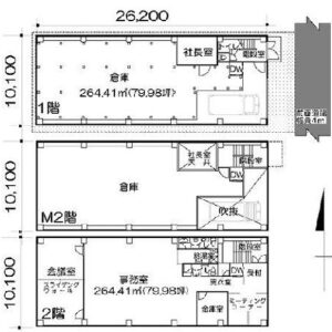 東京都立川市錦町１丁目１２－１４　160坪　貸倉庫・貸工場｜L-Net（エルネット） 画像1