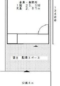 東京都板橋区前野町１丁目３３－７　25.5坪　貸倉庫・貸工場｜L-Net（エルネット） 画像1