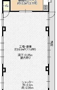 東京都大田区西糀谷４丁目４－１８　23坪　貸倉庫・貸工場｜L-Net（エルネット） 画像1