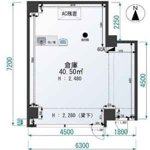 東京都大田区萩中３丁目１９－１１　12.3坪　貸倉庫・貸工場｜L-Net（エルネット） 画像1
