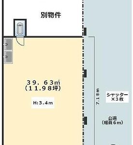 東京都荒川区東日暮里３丁目１０－２５　12坪　貸倉庫・貸工場｜L-Net（エルネット） 画像1