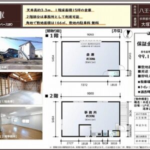 東京都八王子市大塚１７３３－１　30坪　貸倉庫・貸工場｜L-Net（エルネット） 画像1