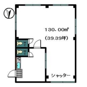 東京都北区昭和町１丁目９－１６　39.3坪　貸倉庫・貸工場｜L-Net（エルネット） 画像1