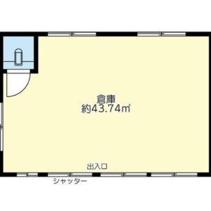 東京都墨田区石原３丁目２８－９　13.2坪　貸倉庫・貸工場｜L-Net（エルネット） 画像1