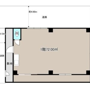 東京都大田区西六郷１丁目２９－１　21.8坪　貸倉庫・貸工場｜L-Net（エルネット） 画像1