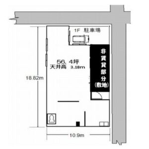 東京都西多摩郡瑞穂町大字高根６５３－１５　56.4坪　貸倉庫・貸工場｜L-Net（エルネット） 画像1