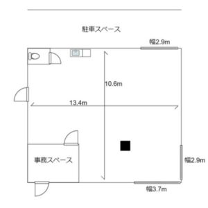 東京都八王子市元本郷町３丁目２５－１　43坪　貸倉庫・貸工場｜L-Net（エルネット） 画像1