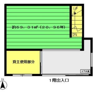東京都荒川区東日暮里１丁目４１－　36坪　貸倉庫・貸工場｜L-Net（エルネット） 画像3
