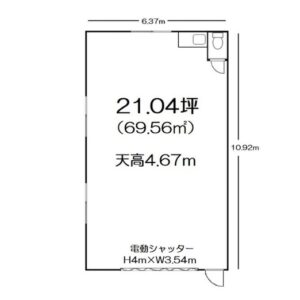 東京都青梅市今寺５丁目１３－１０　21坪　貸倉庫・貸工場｜L-Net（エルネット） 画像1