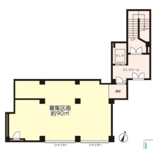 東京都品川区北品川１丁目９－７　27.2坪　貸倉庫・貸工場｜L-Net（エルネット） 画像1