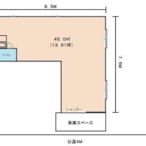 東京都葛飾区お花茶屋２丁目２０－３　13.6坪　貸倉庫・貸工場｜L-Net（エルネット） 画像1