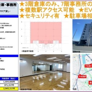 東京都大田区平和島５丁目１１－１ 220坪 貸倉庫・貸工場｜L-Net（エルネット）