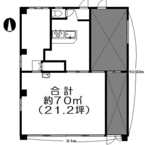 東京都大田区池上６丁目２４－１０　21.2坪　貸倉庫・貸工場｜L-Net（エルネット） 画像1