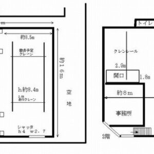 神奈川県高座郡寒川町大曲４丁目３－６　108.9坪　貸倉庫・貸工場｜L-Net（エルネット） 画像1