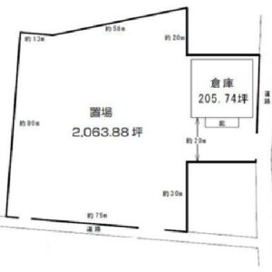 神奈川県相模原市緑区下九沢１６４４－１の一部、他３筆　205.7坪　貸倉庫・貸工場｜L-Net（エルネット） 画像1